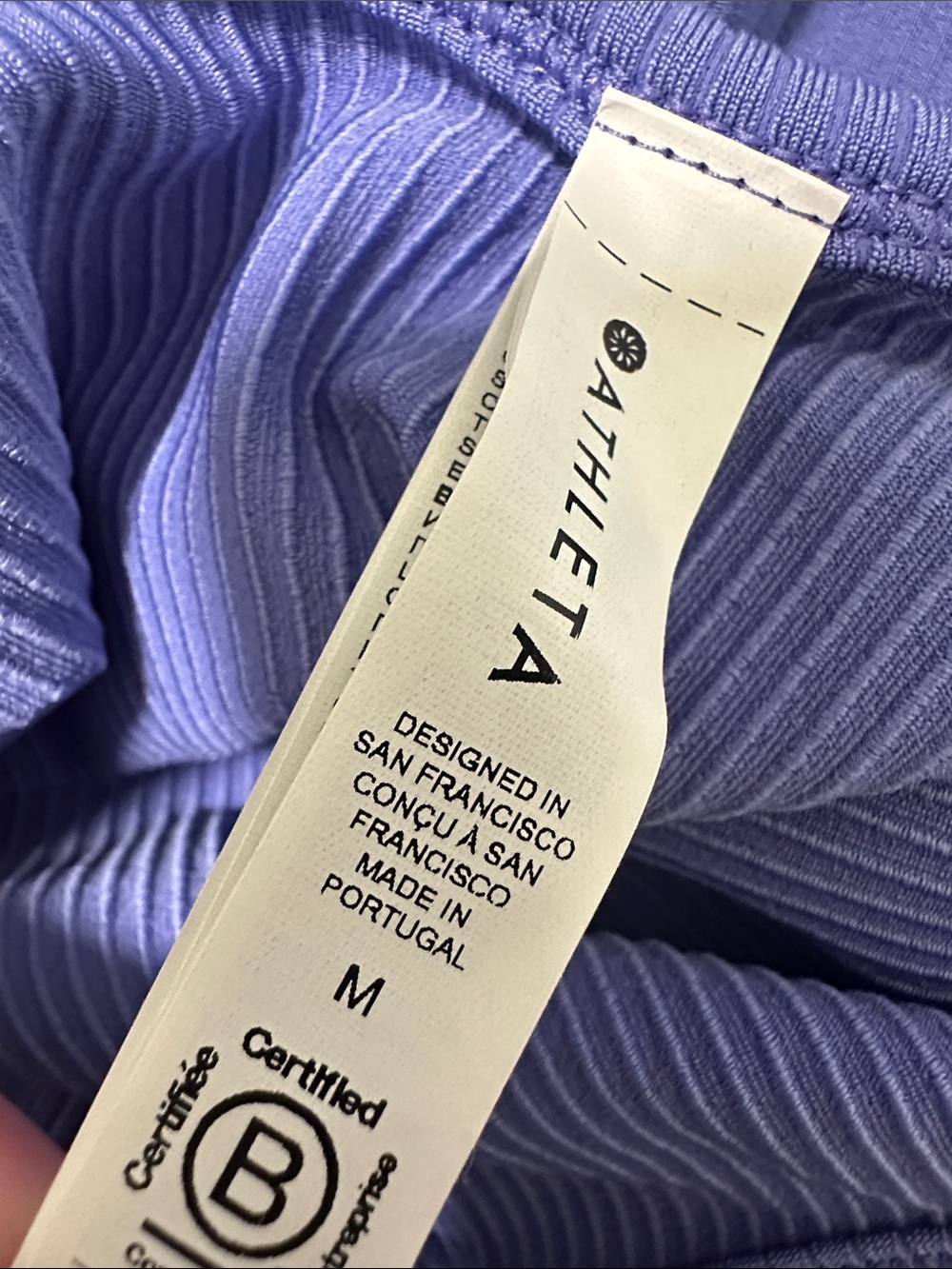 🦢 Athleta Ribbed Tank Top - Picture 3 of 3